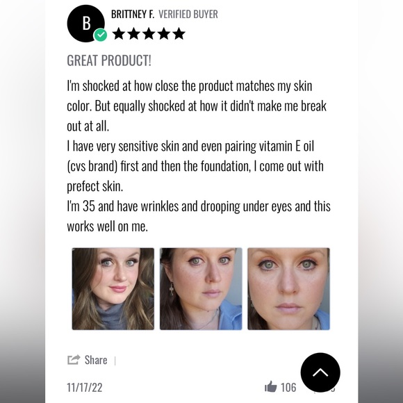 #35 - IL MAKIAGE Foundation in “Woke Up Like This” Shade 35 - Picture 6 of 7